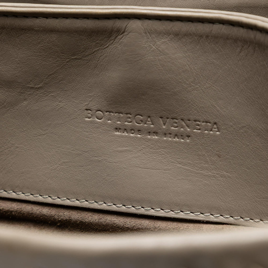 Bottega Veneta Small Nappa Intrecciato Roma Satchel
