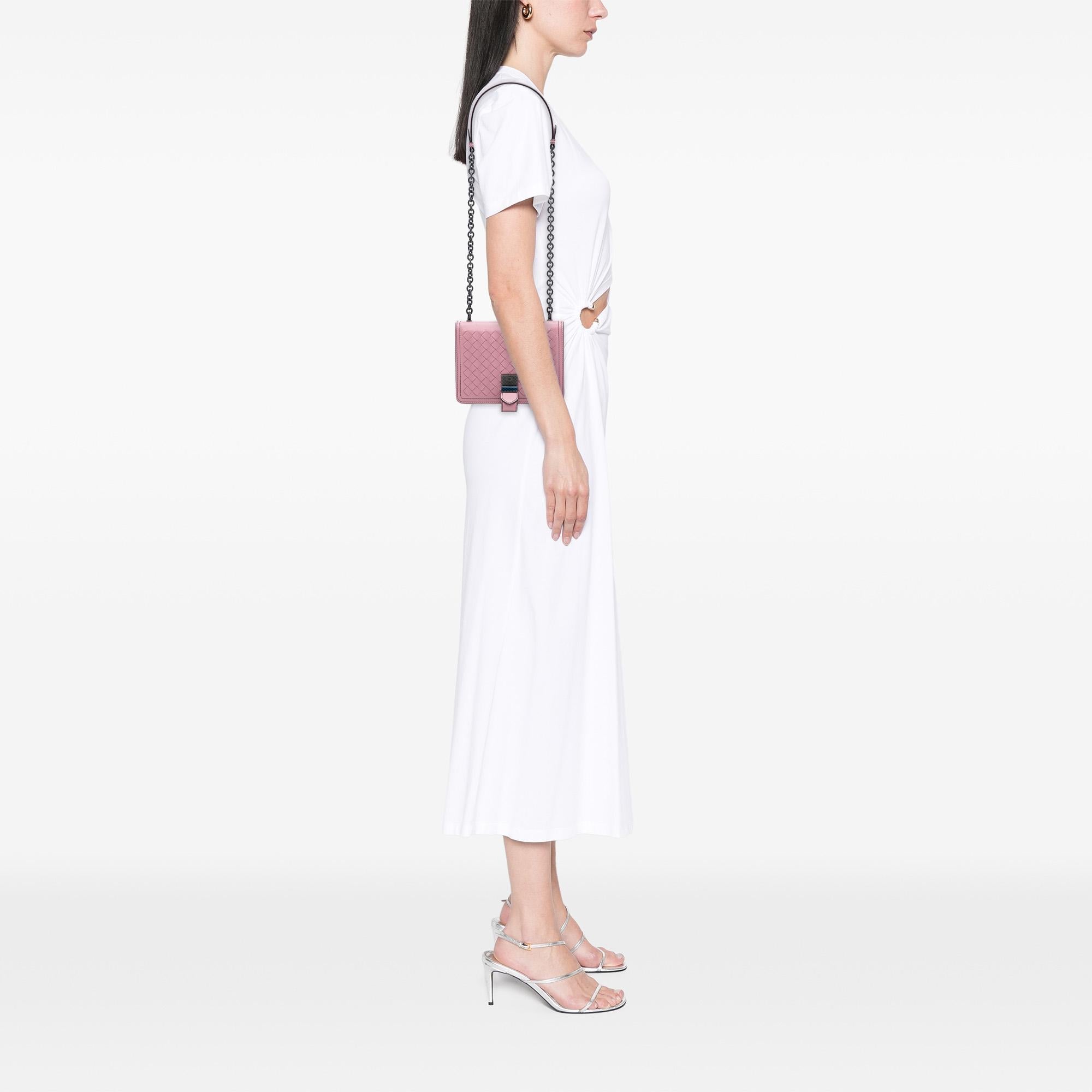 Bottega Veneta Small Nappa Intrecciato Runway Shoulder Bag