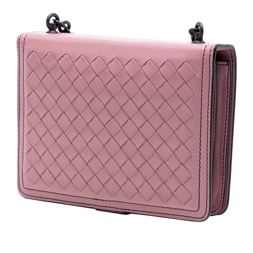 Bottega Veneta Small Nappa Intrecciato Runway Shoulder Bag