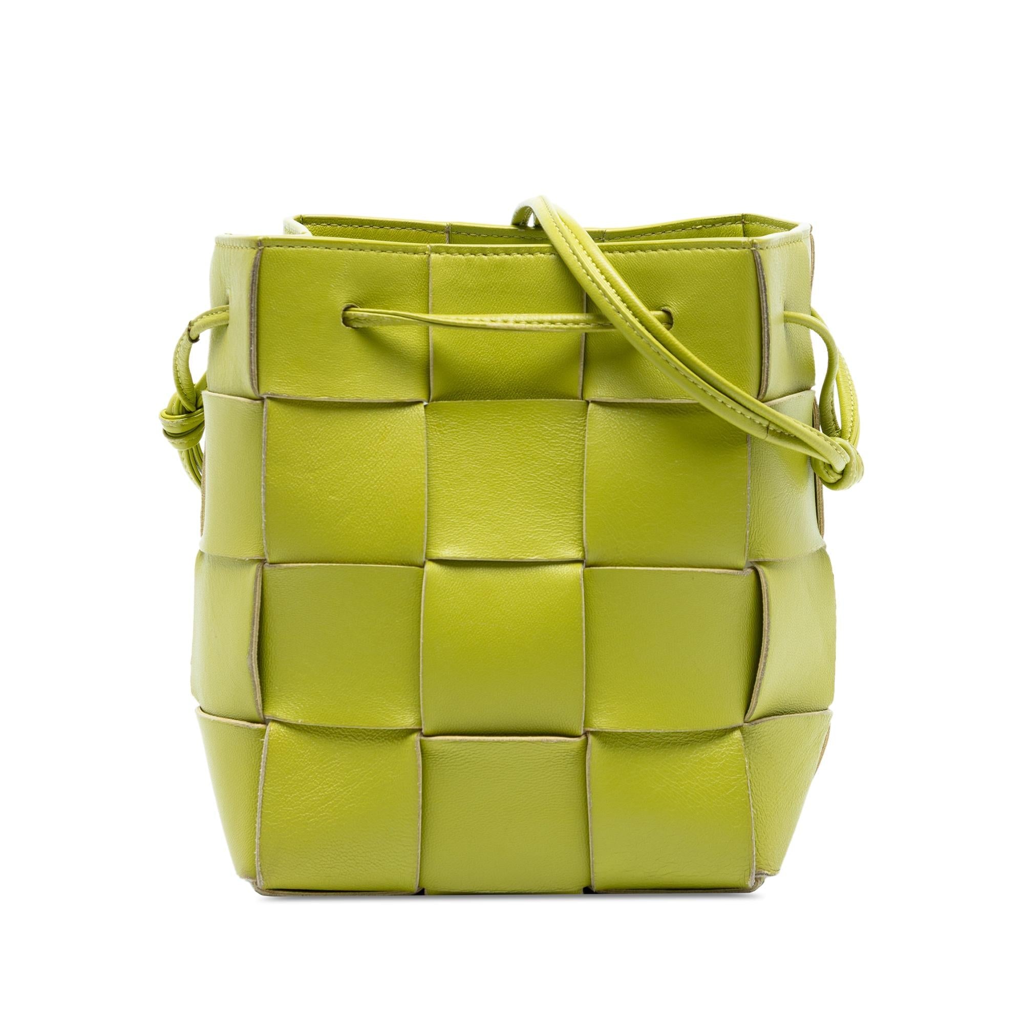 Bottega Veneta Small Nappa Maxi Intrecciato Cassette Bucket Bag