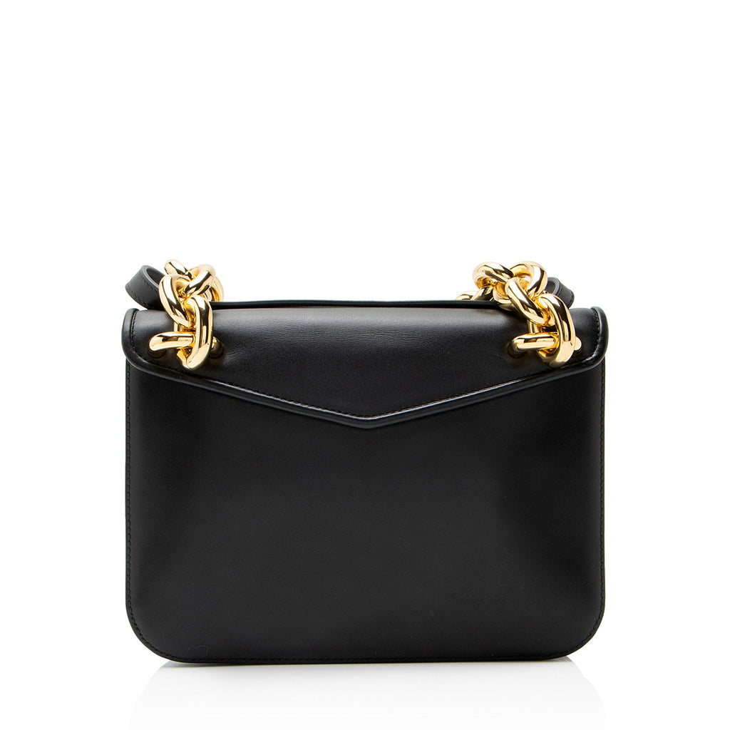 Bottega Veneta Smooth Leather Mount Envelope Chain Small Shoulder Bag