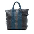 Bottega Veneta Tricolor Nappa Intrecciato Convertible Tote