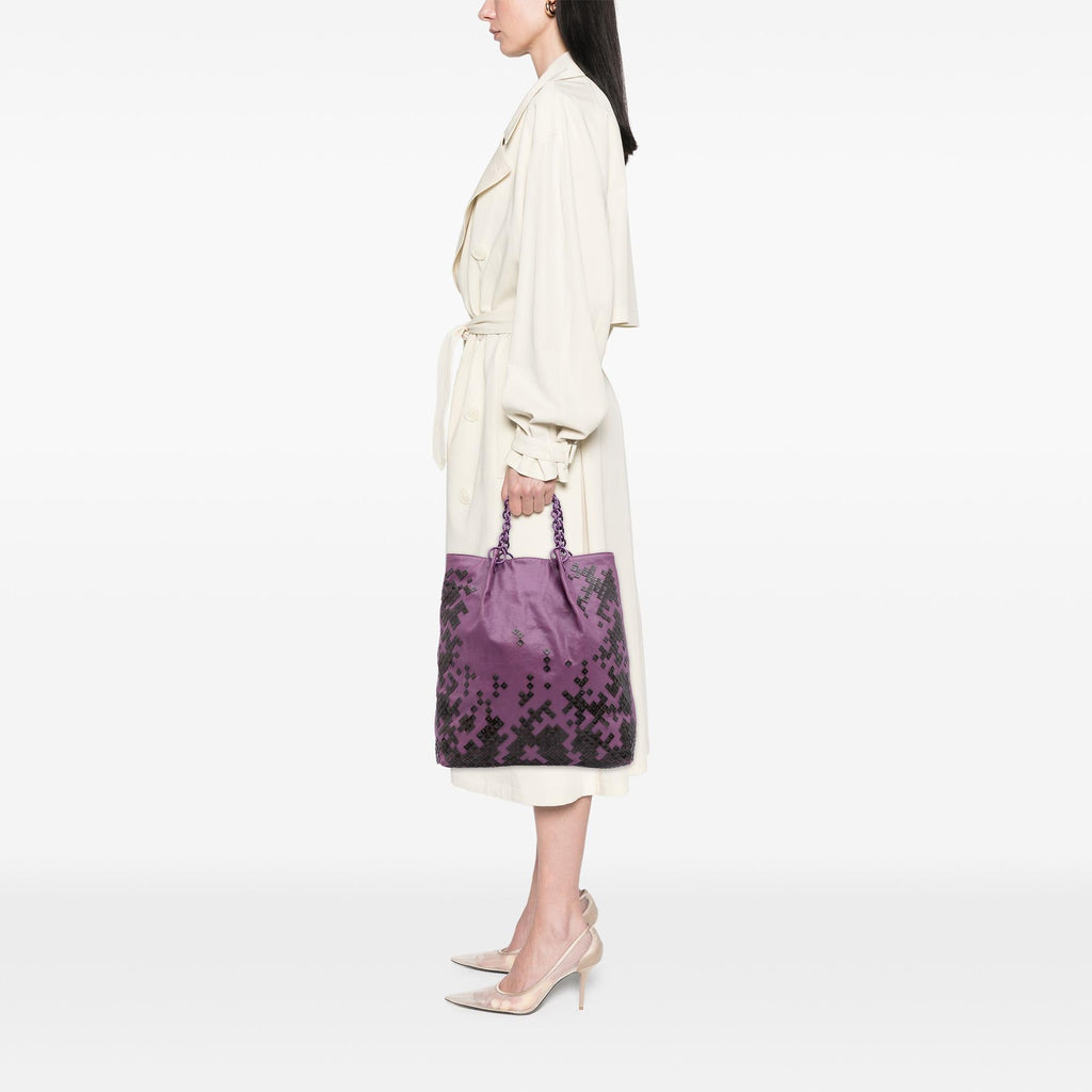 Bottega Veneta Vitello Mosaico Laque Tote