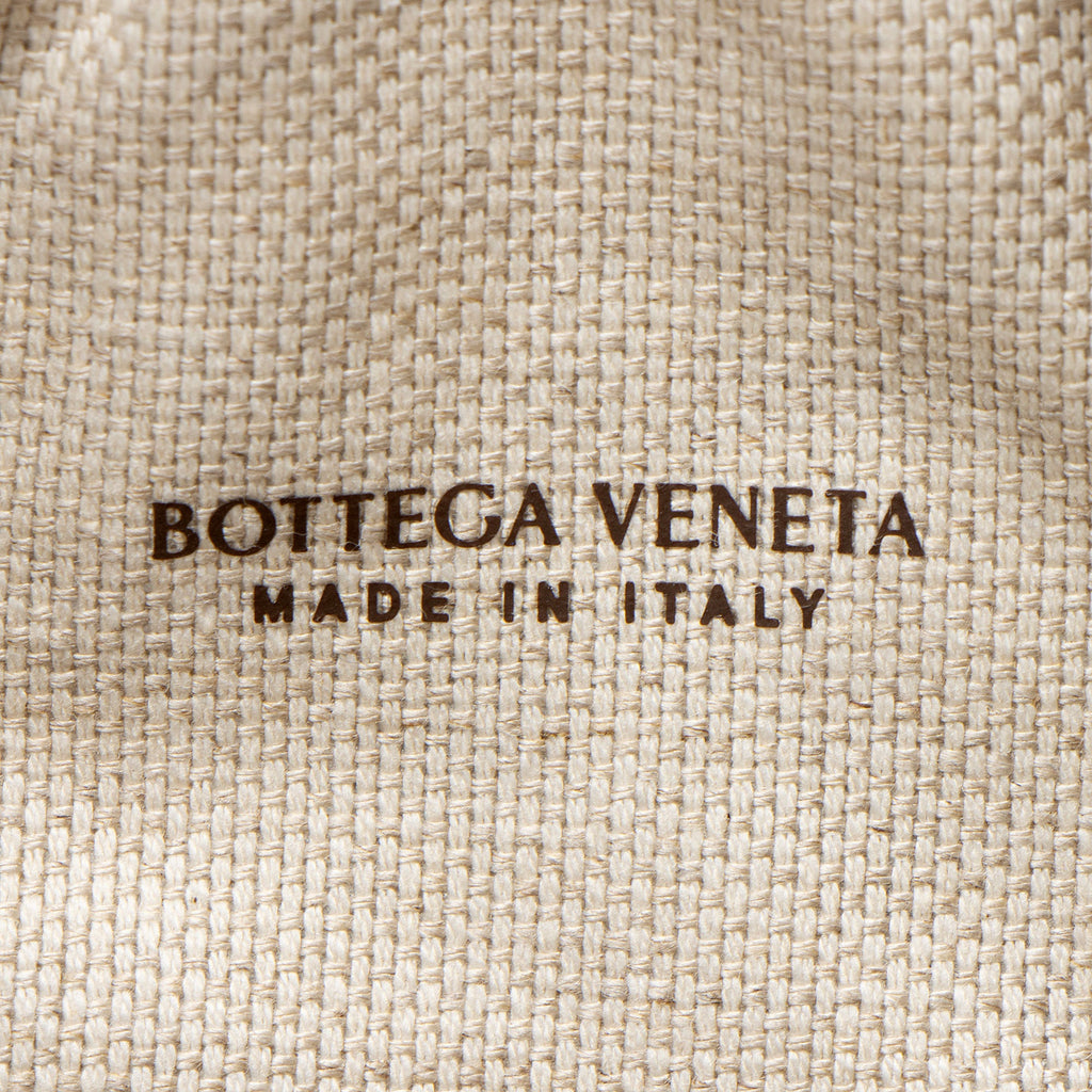 Bottega Veneta Woven Canvas Wallace Mini Shoulder Bag