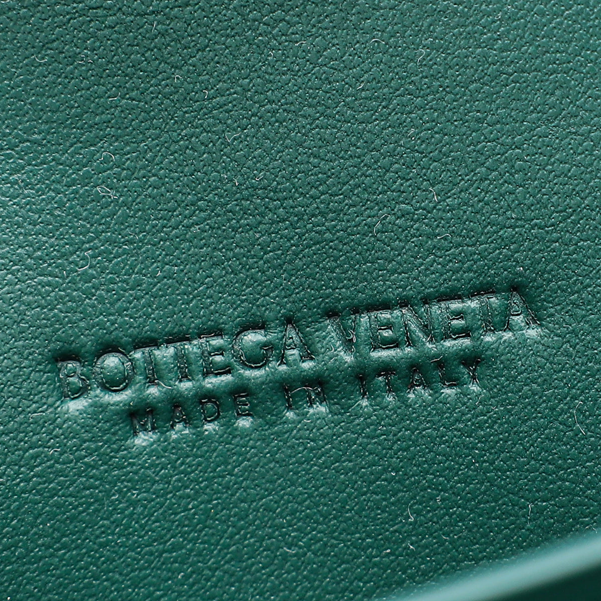 Bottega Veneta Emerald Green Intrecciato Nappa Long Andiamo Handle Clutch