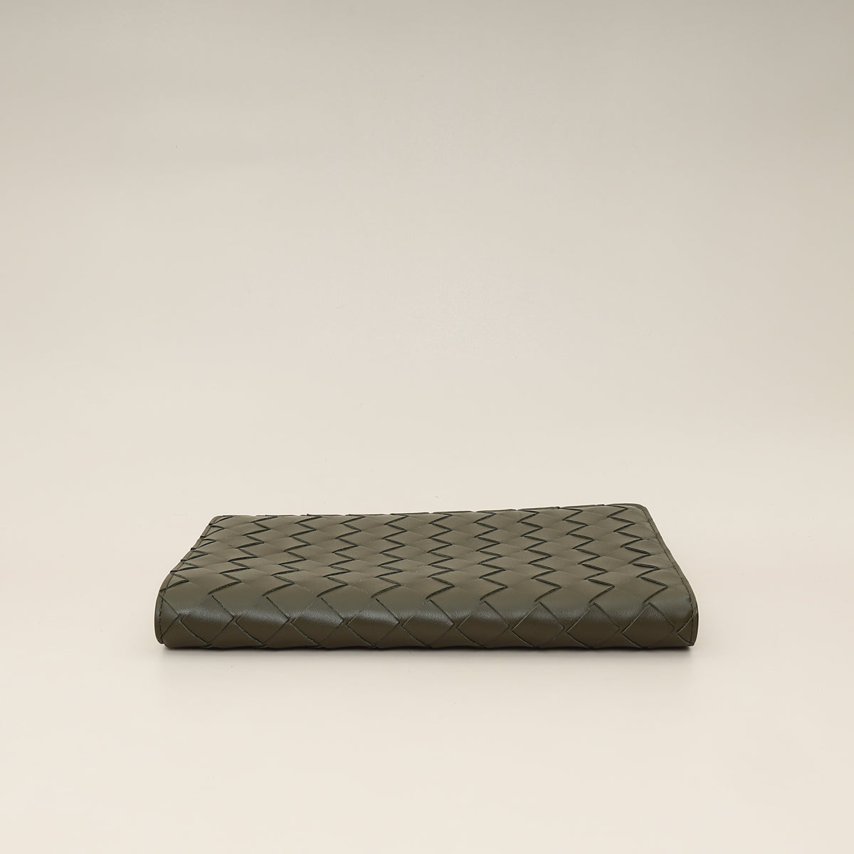 Bottega Veneta Kaki Intrecciato Notebook Medium Cover