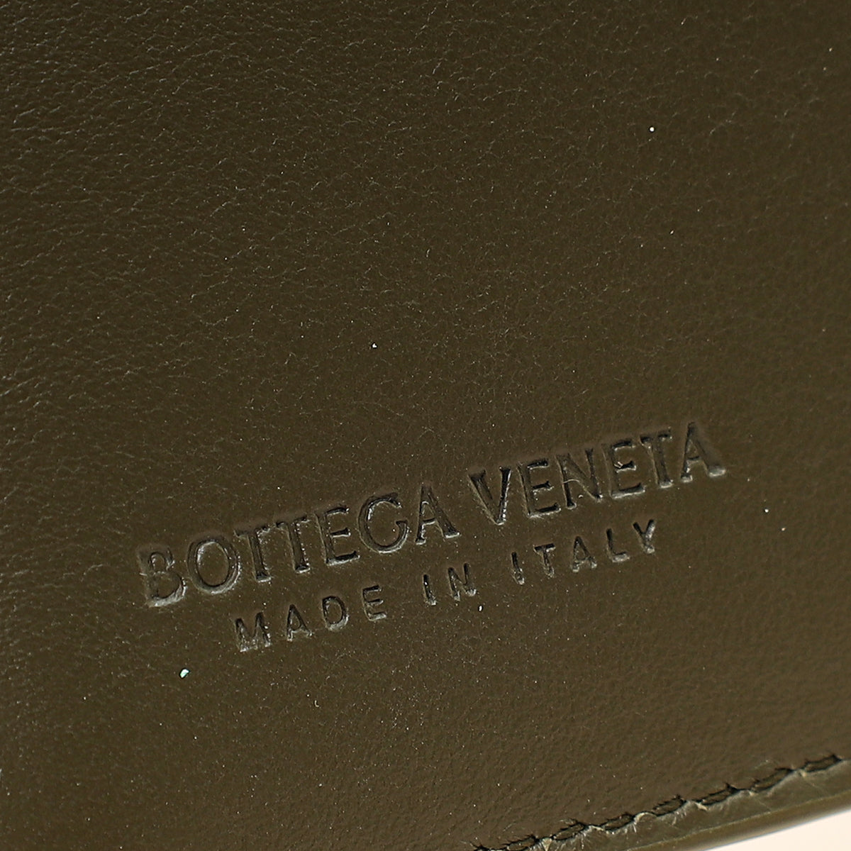 Bottega Veneta Kaki Intrecciato Notebook Medium Cover