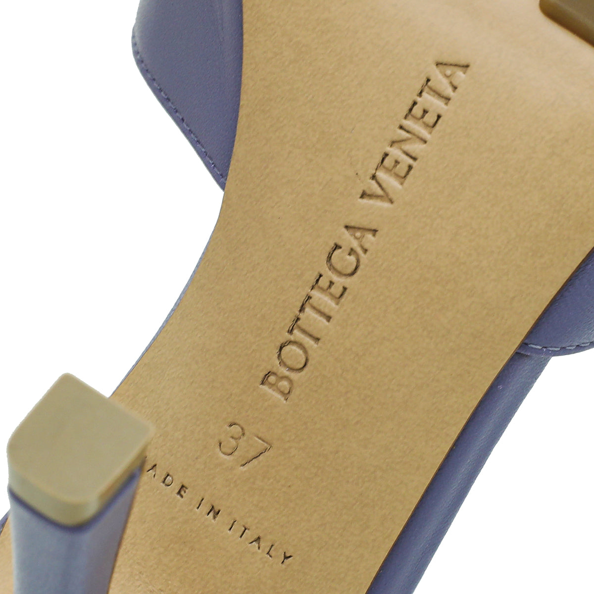 Bottea Veneta Lilac Stretch Heeled Mule 37