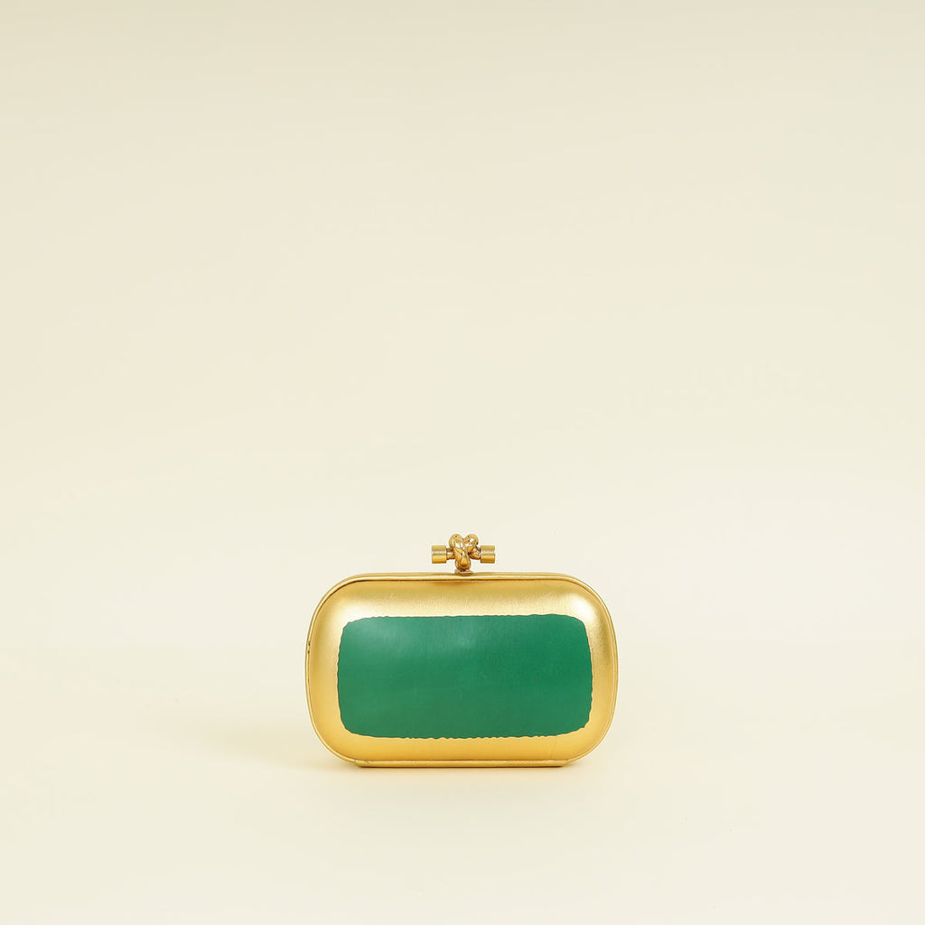 Bottega Veneta Bicolor Knot Clutch