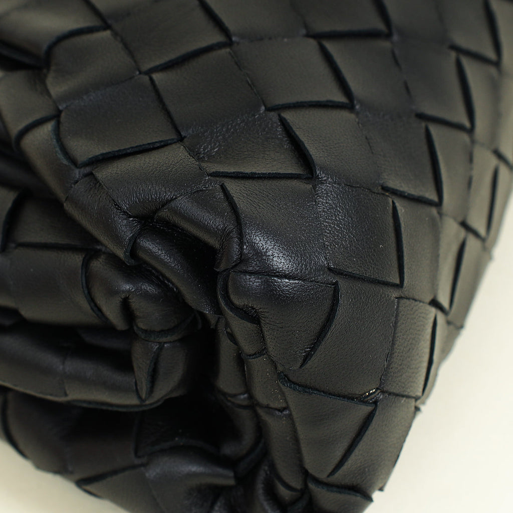 Bottega Veneta Black Intrecciato The Mini Pouch