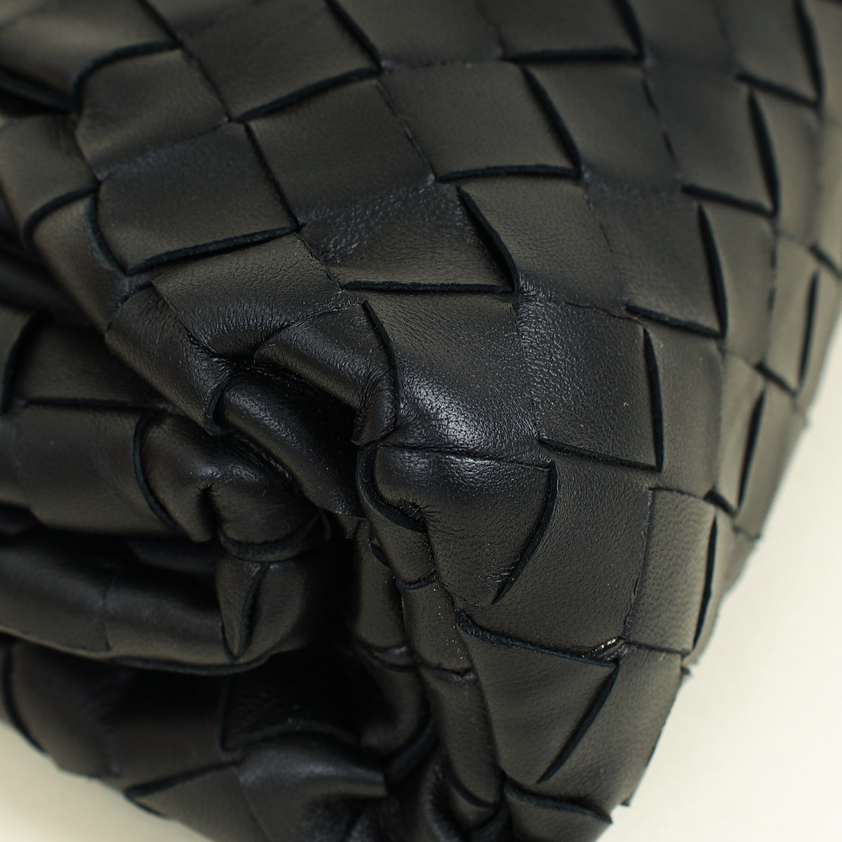 Bottega Veneta Black Intrecciato The Mini Pouch