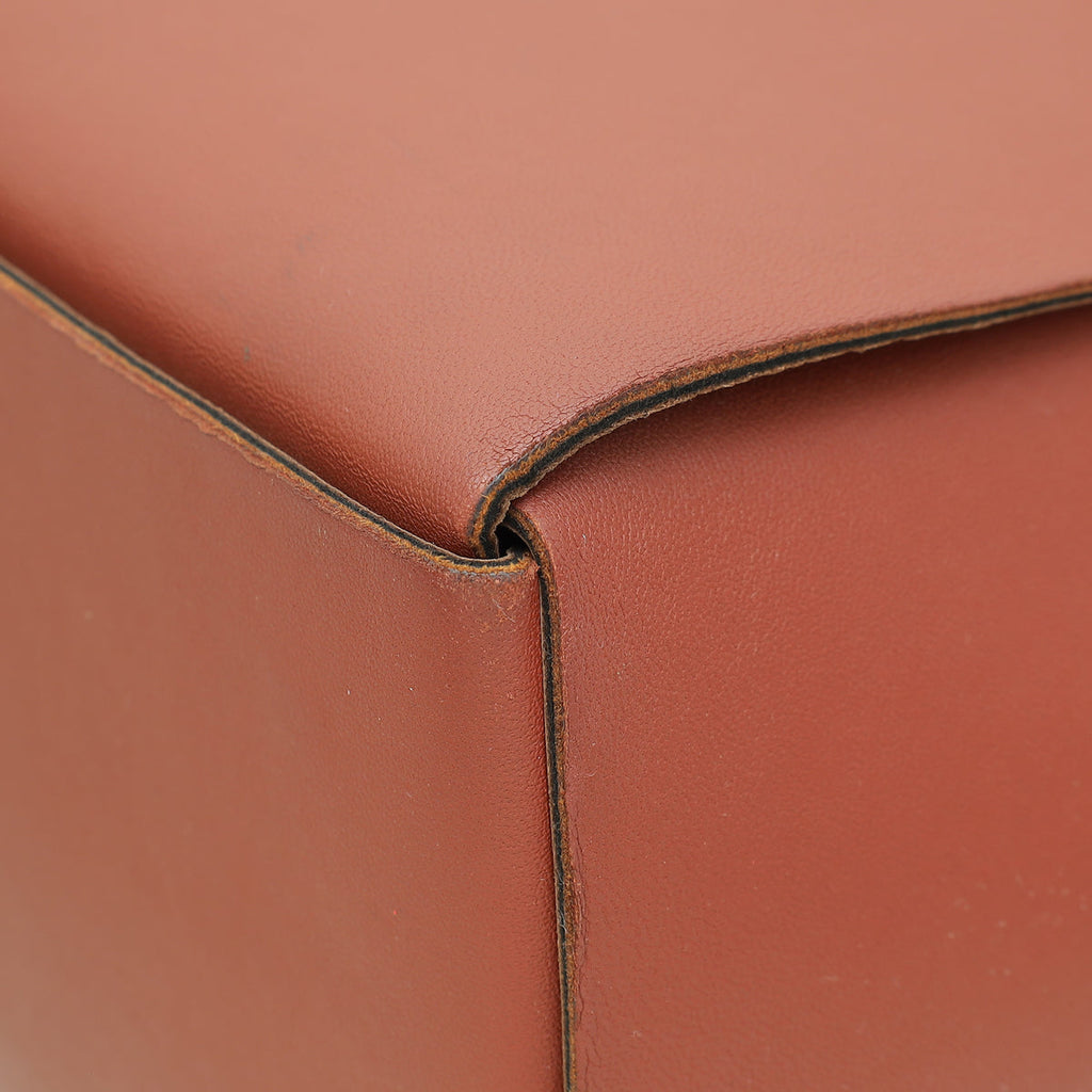 Bottega Veneta Rust Maxi Intrecciato Medium Arco Tote Bag