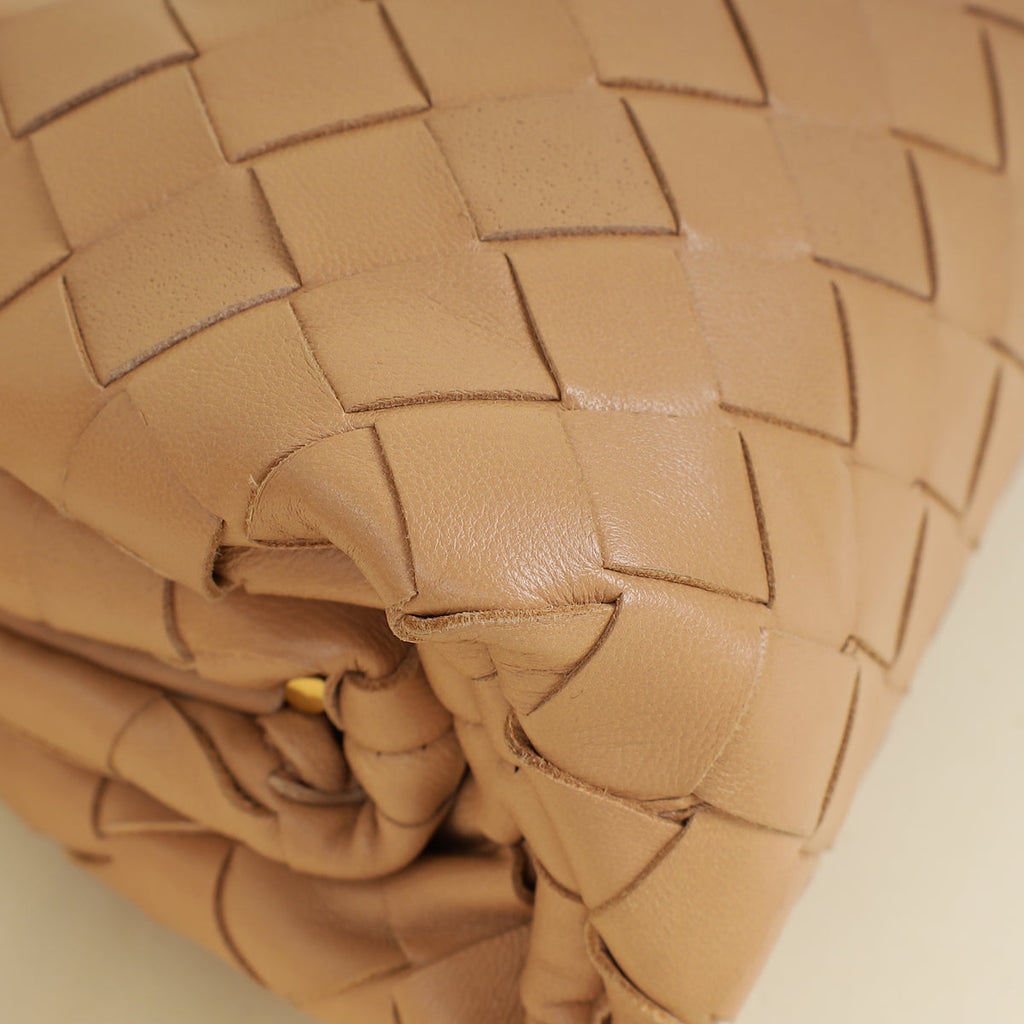 Bottega Veneta Almond Intrecciato Mini Pouch