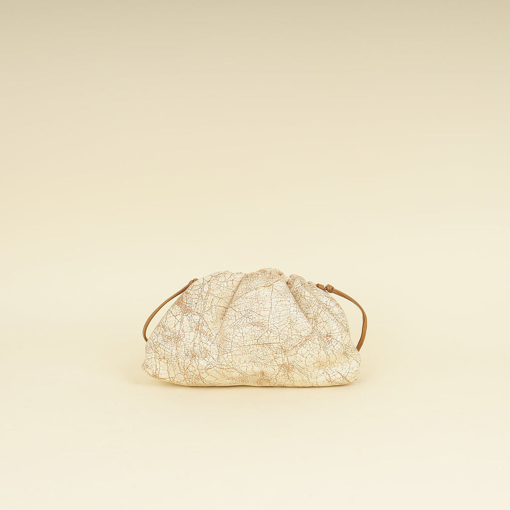 Bottega Veneta Zabaione Crackled The Mini Pouch