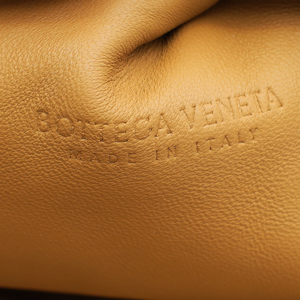 Bottega Veneta Caramel Intrecciato Nappa Pouch Clutch