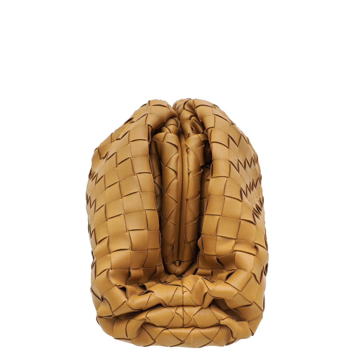 Bottega Veneta Caramel Intrecciato Nappa Pouch Clutch