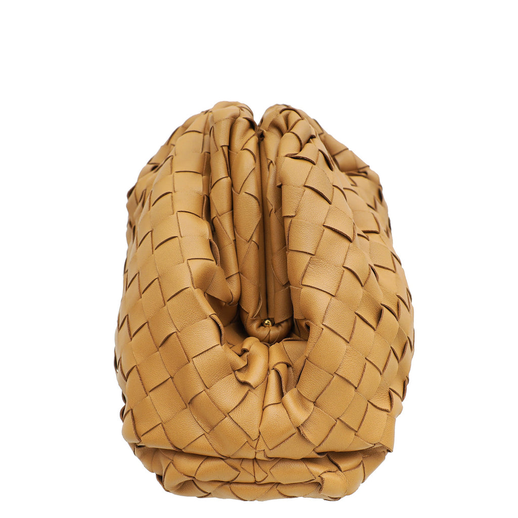 Bottega Veneta Caramel Intrecciato Nappa Pouch Clutch