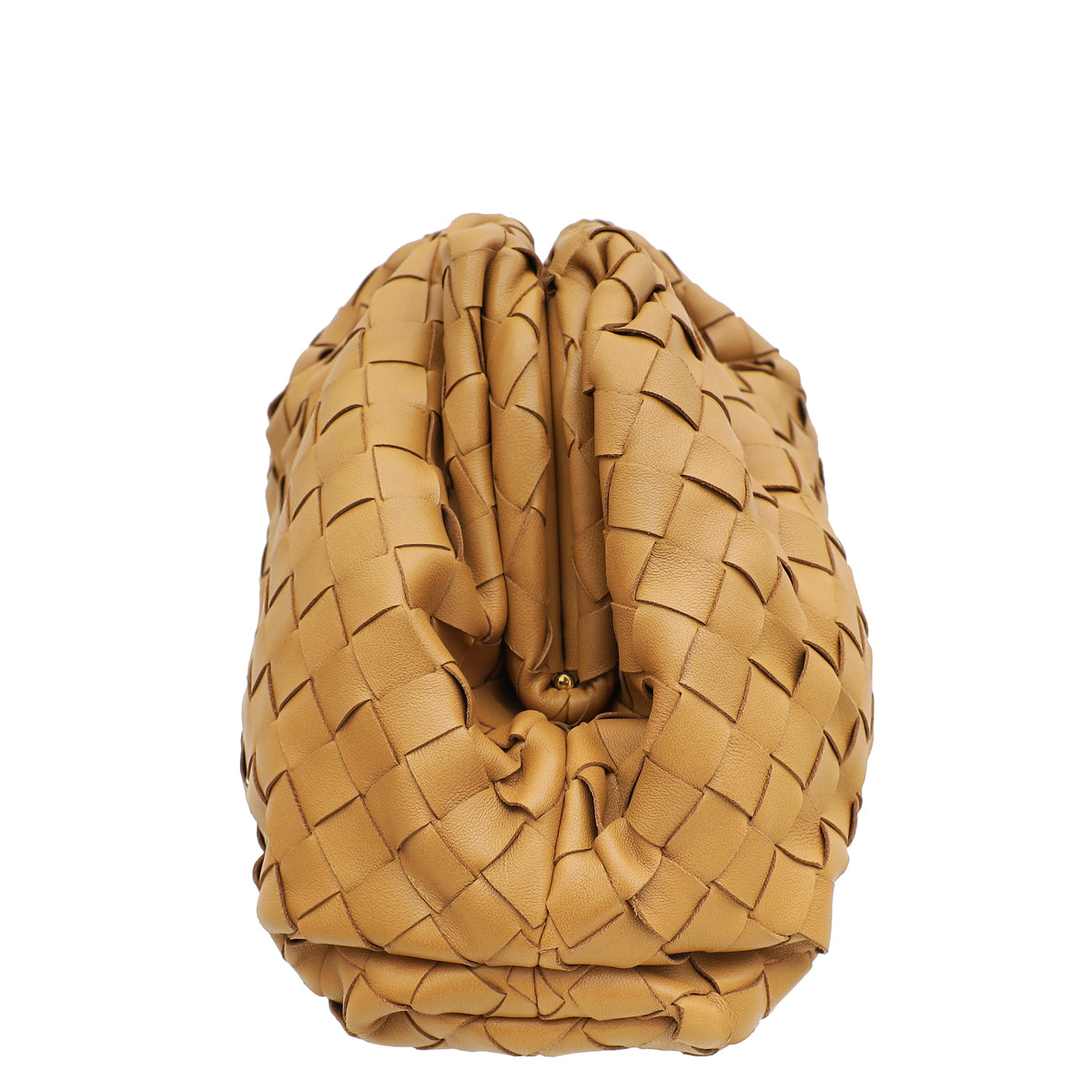 Bottega Veneta Caramel Intrecciato Nappa Pouch Clutch