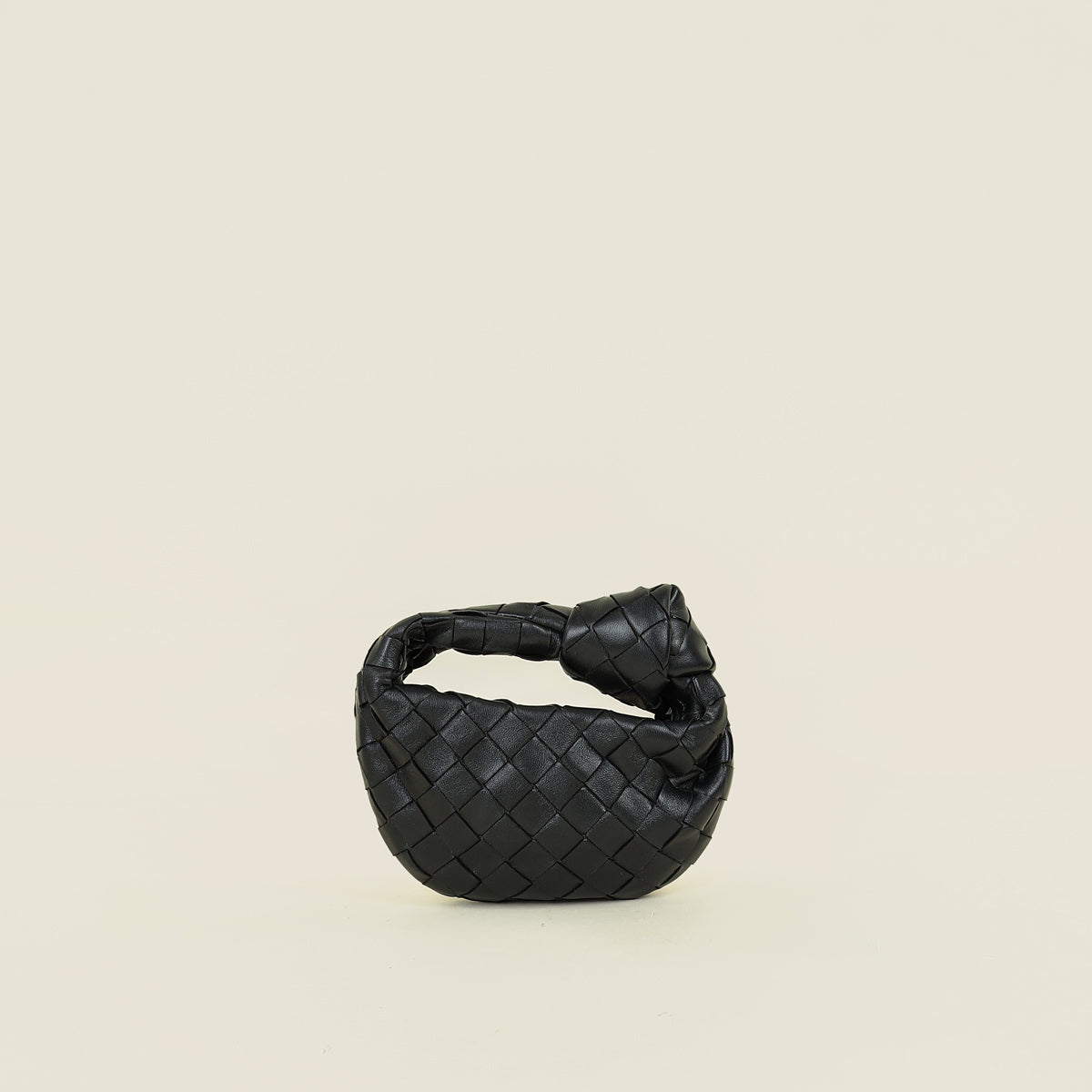 Bottega Veneta Black Intrecciato Candy Jodie Bag
