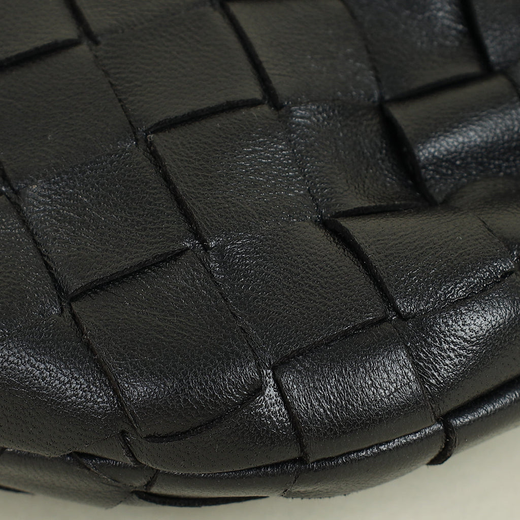 Bottega Veneta Black Intrecciato Candy Jodie Bag