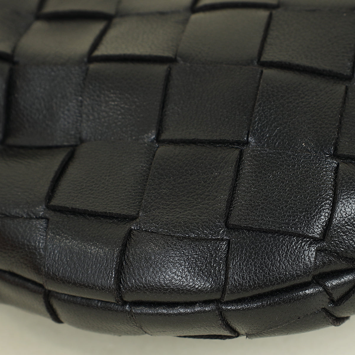 Bottega Veneta Black Intrecciato Candy Jodie Bag