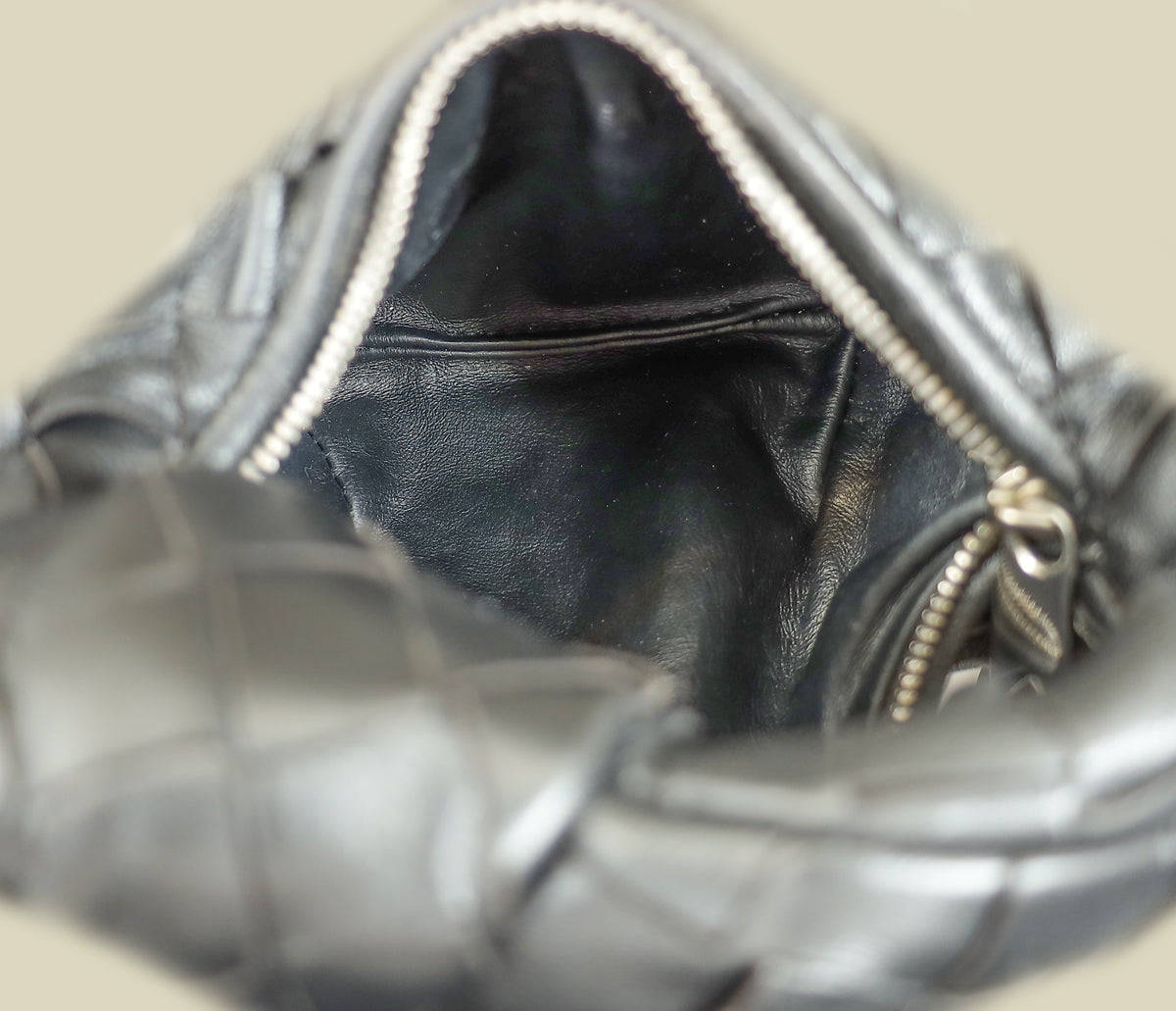 Bottega Veneta Black Intrecciato Candy Jodie Bag