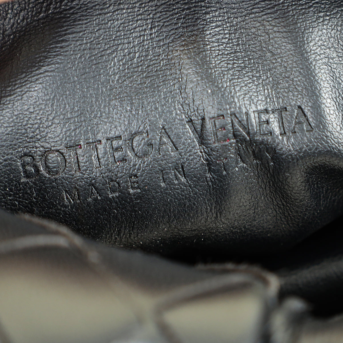 Bottega Veneta Black Intrecciato Candy Jodie Bag