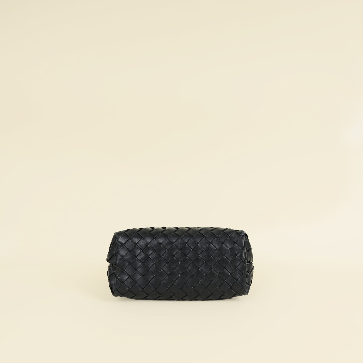 Bottega Veneta Black Intrecciato Andiamo Small Tote Bag