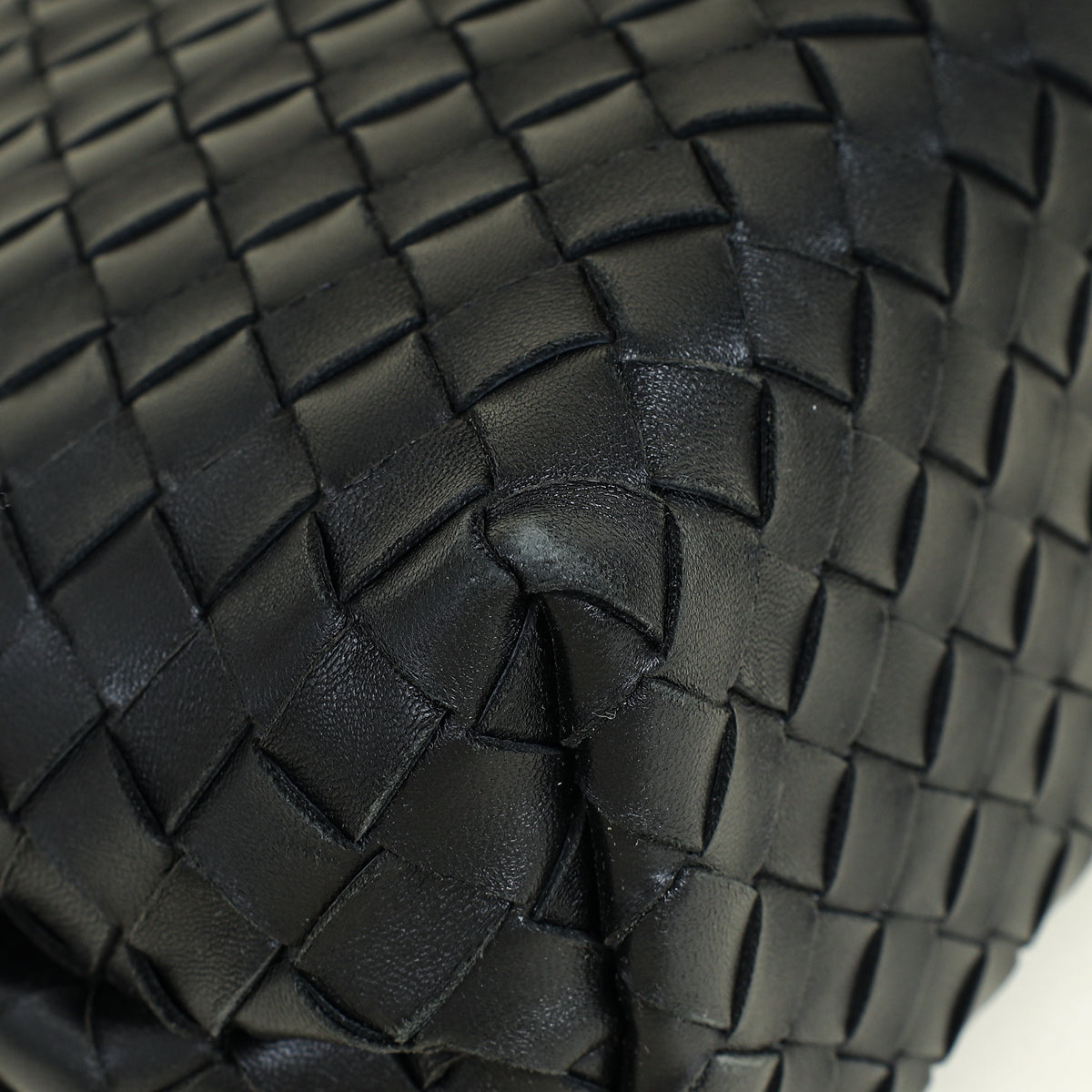 Bottega Veneta Black Intrecciato Andiamo Small Tote Bag