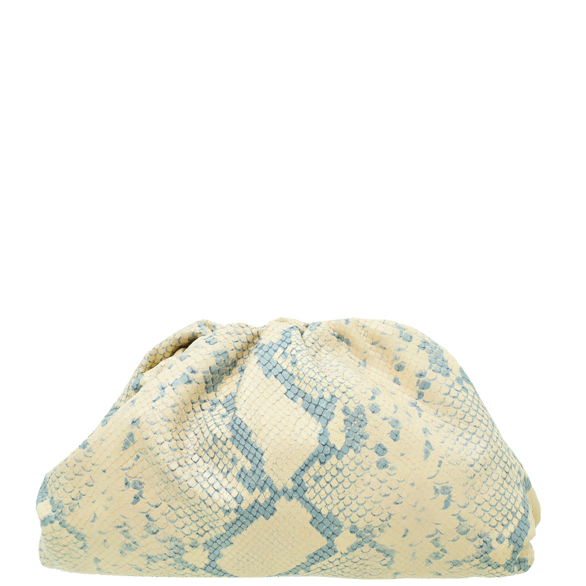 Bottega Veneta Bicolor The Python Small Pouch Clutch