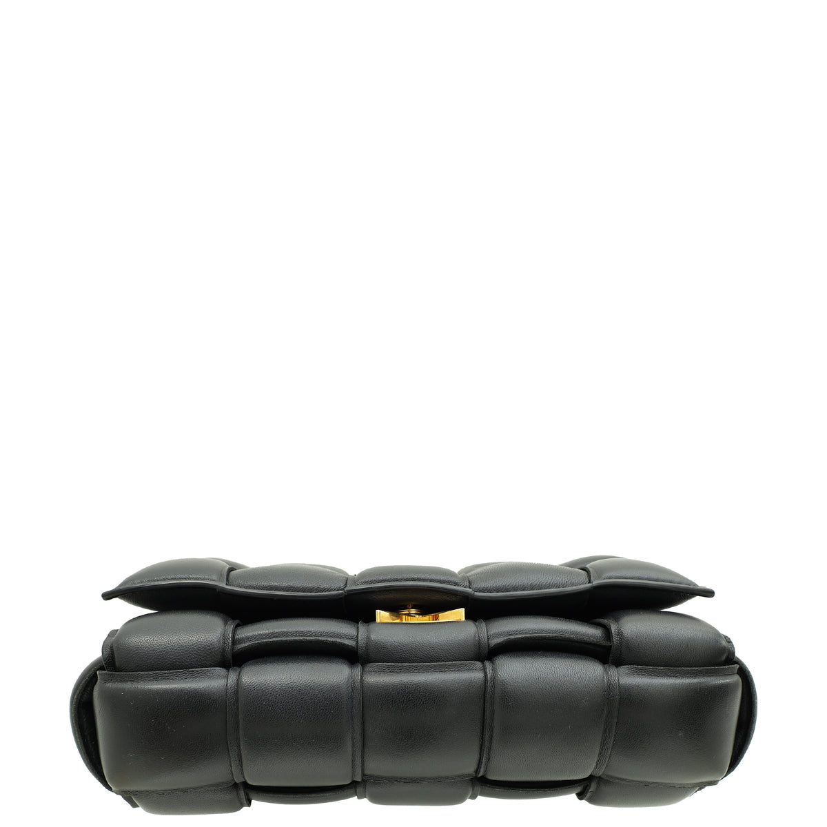 Bottega Veneta Black Maxi Intrecciato Padded Cassette Classic Bag