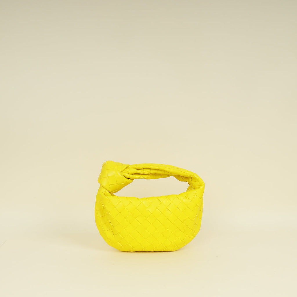 Bottega Veneta Yellow Intrecciato Nappa Mini Jodie Bag
