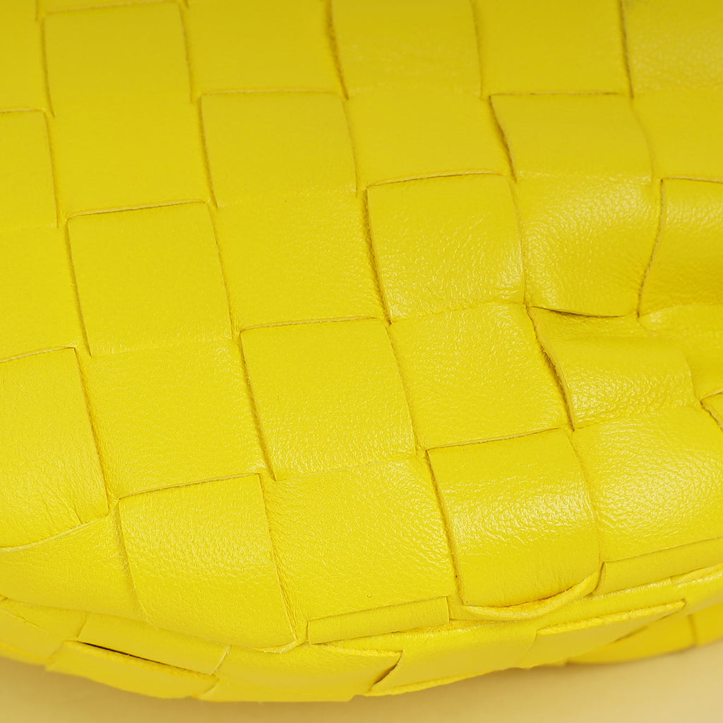 Bottega Veneta Yellow Intrecciato Nappa Mini Jodie Bag