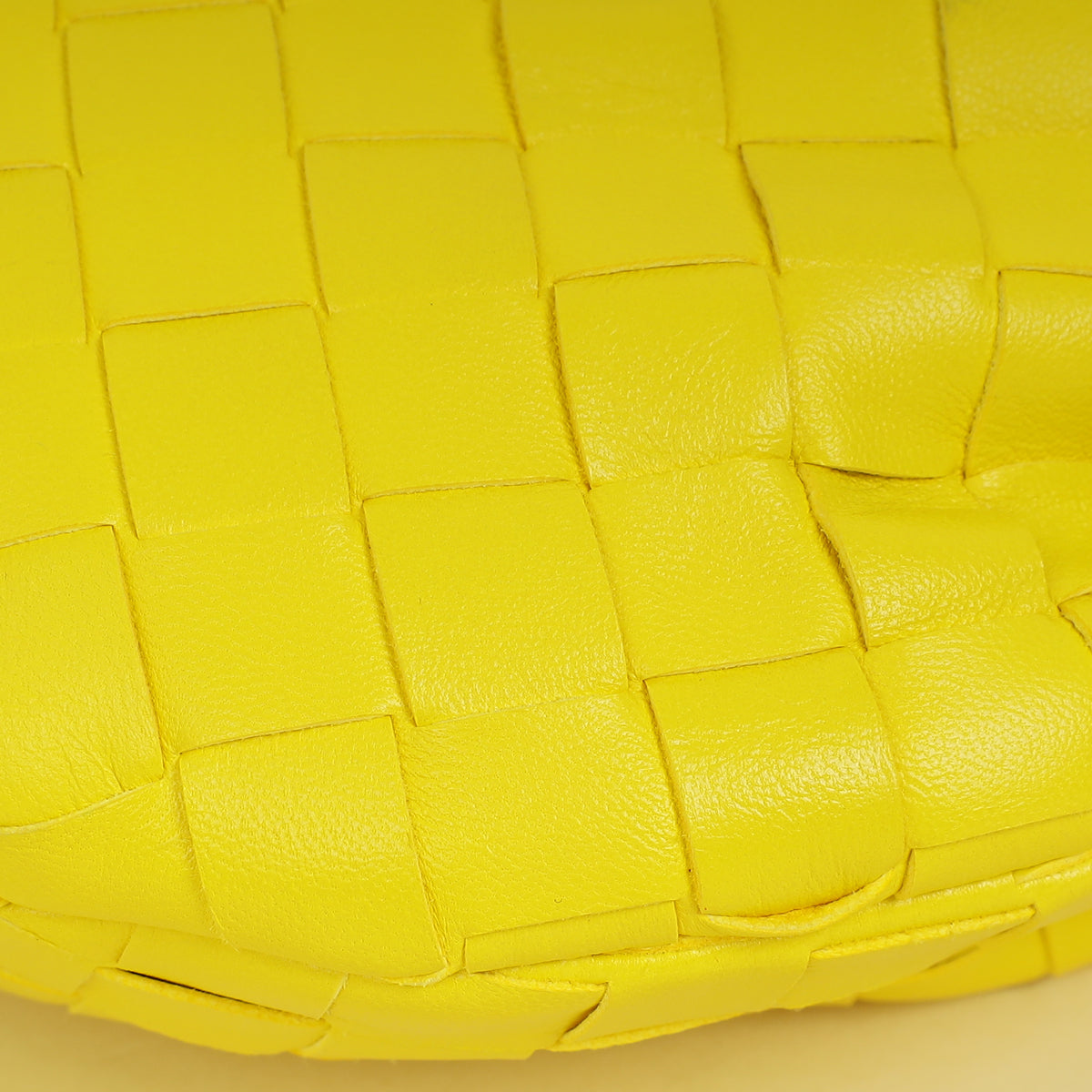 Bottega Veneta Yellow Intrecciato Nappa Mini Jodie Bag