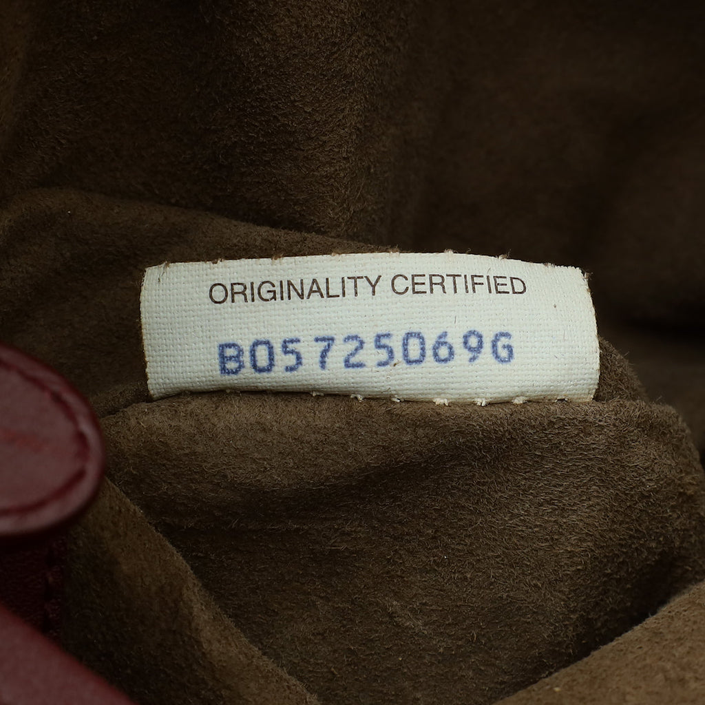 Bottega Veneta Burgundy Intrecciato Nappa Classic Tote Large Bag