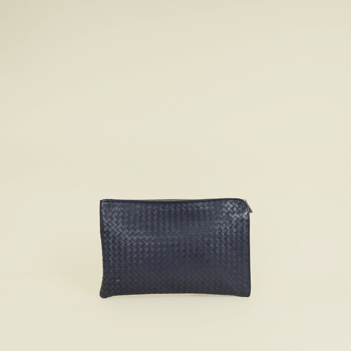 Bottega Veneta Blue Intrecciato Document Case