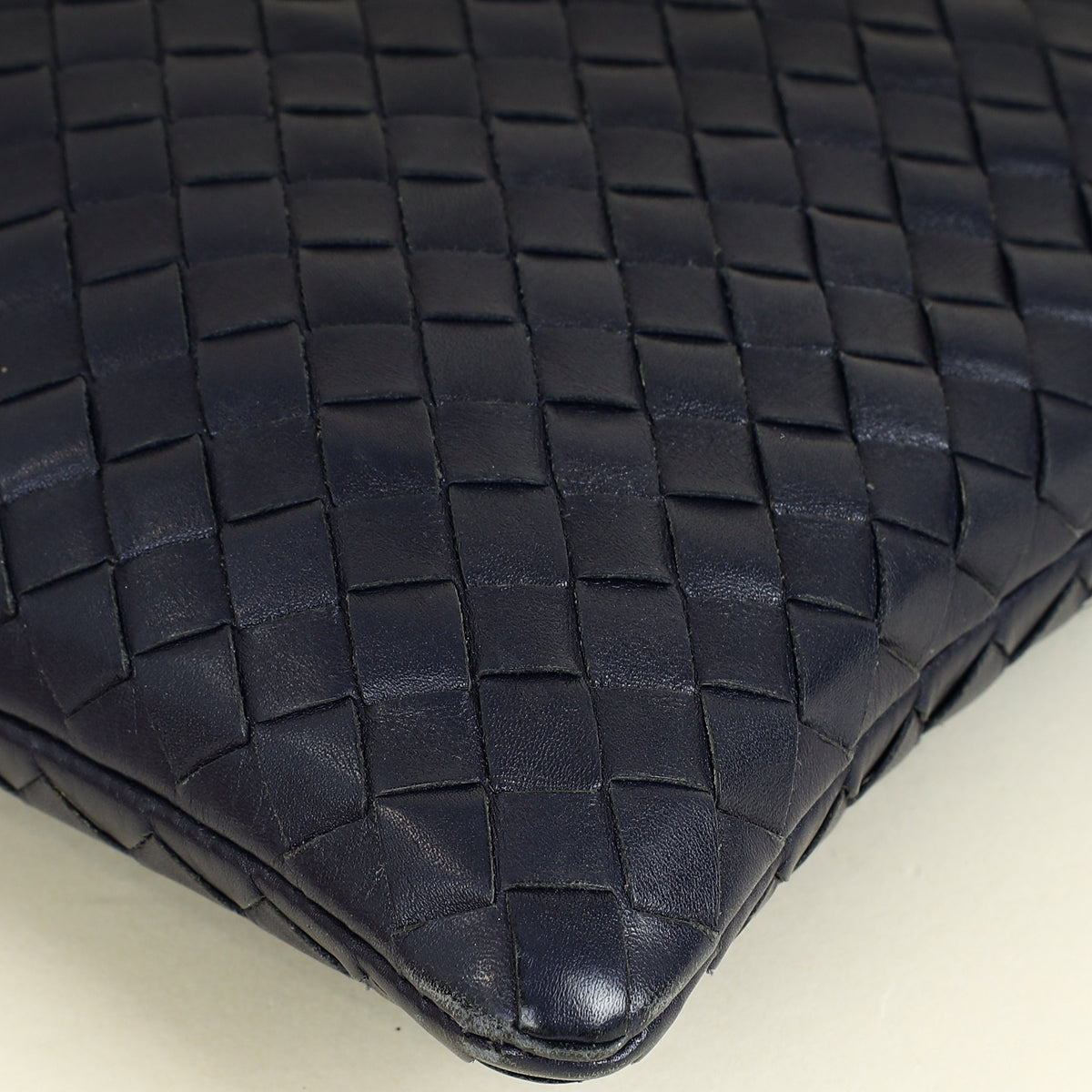 Bottega Veneta Blue Intrecciato Document Case