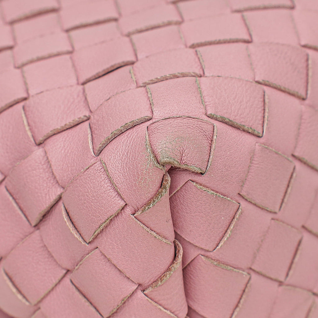 Bottega Veneta Mauve Intrecciato Nappa Olimpia Small Shoulder Bag