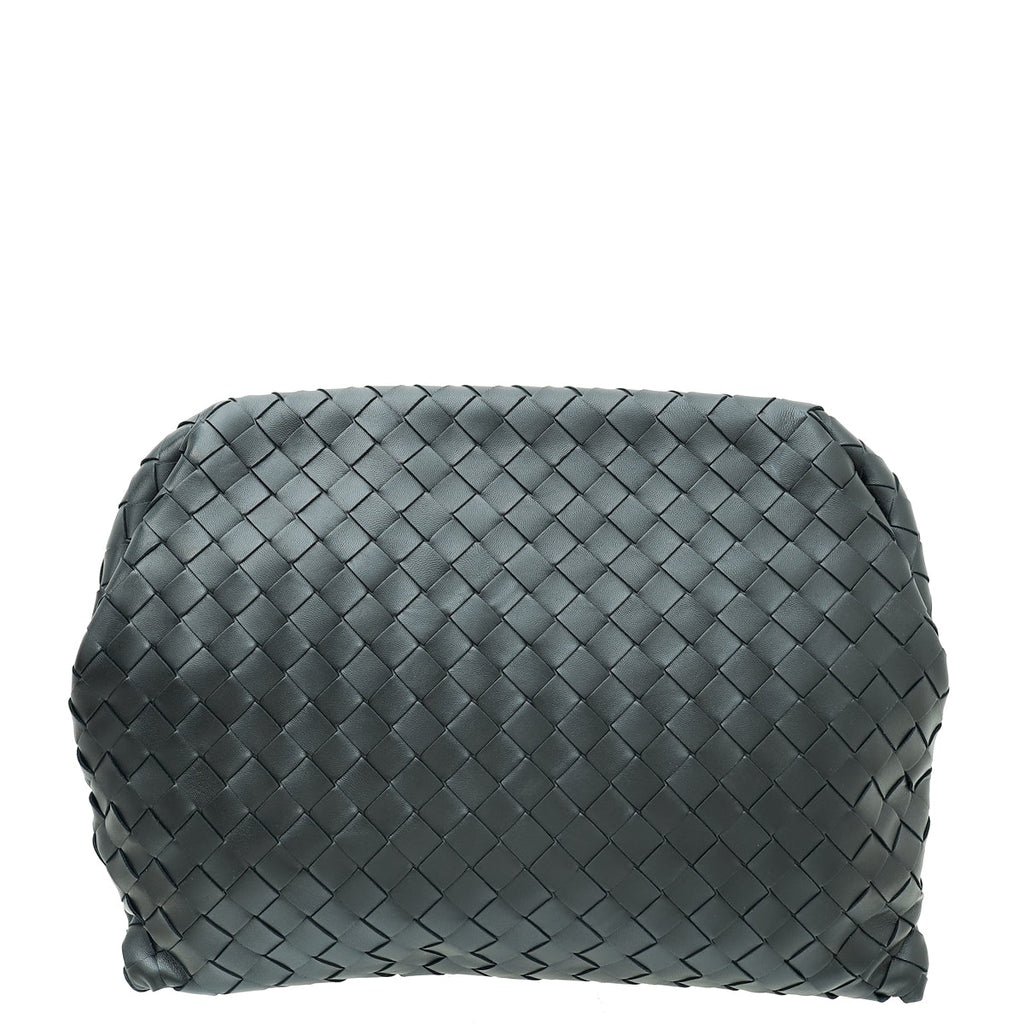 Bottega Veneta Black Intrecciato Clutch