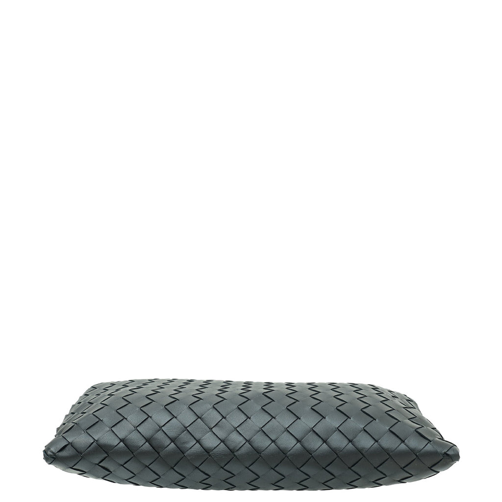 Bottega Veneta Black Intrecciato Clutch
