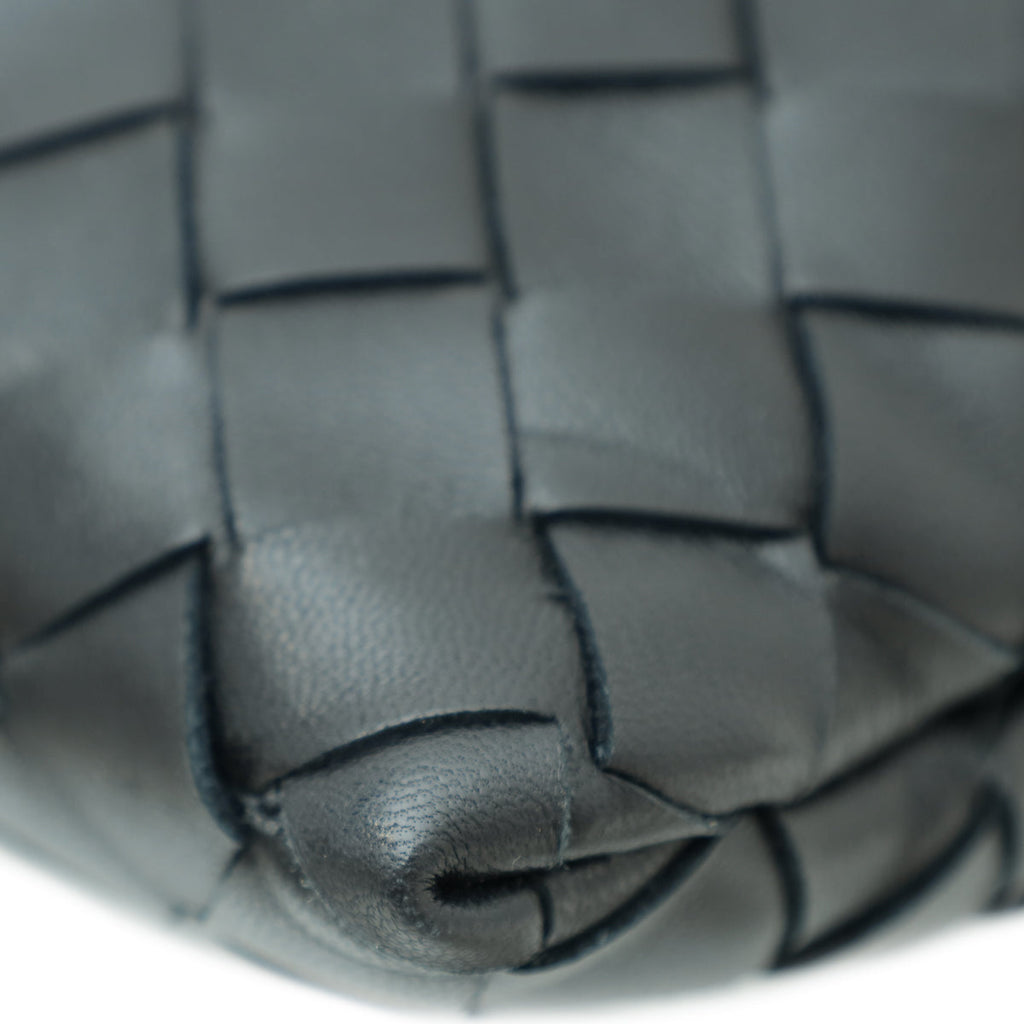 Bottega Veneta Black Intrecciato Clutch
