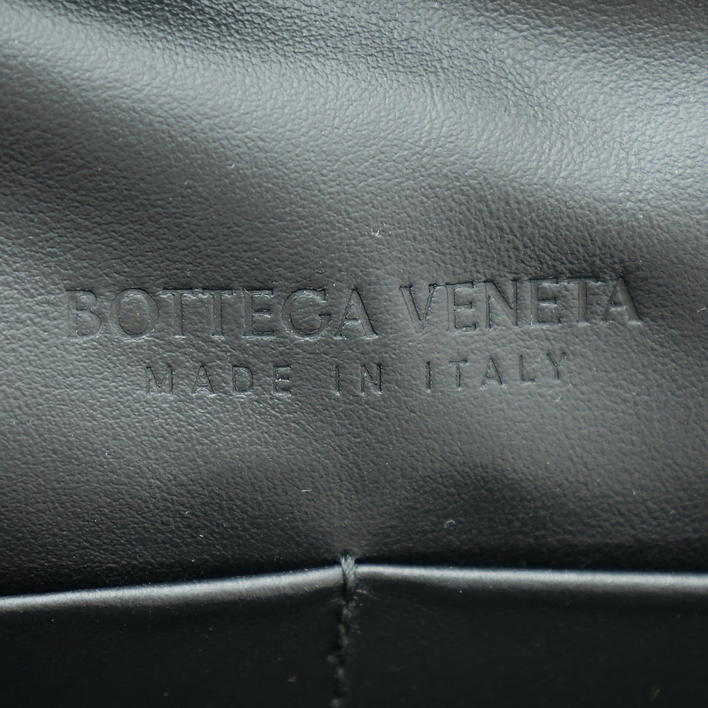 Bottega Veneta Black Intrecciato Clutch