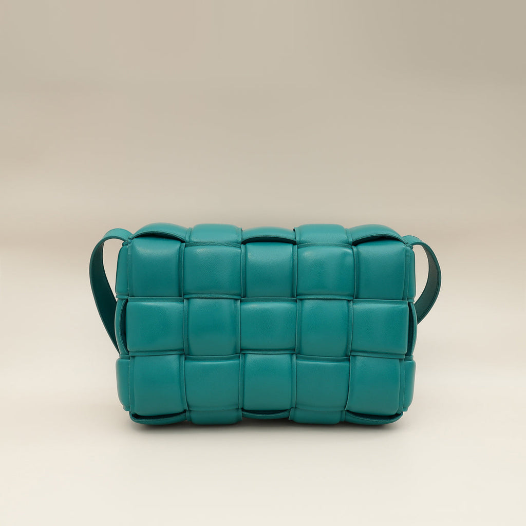 Bottega Veneta Teal Padded Cassette Bag
