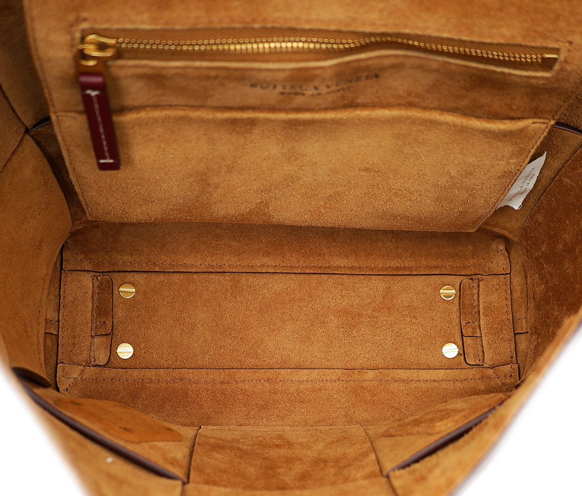 Bottega Veneta Burgundy Arco Small Tote Bag