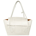 Bottega Veneta White Arco Medium Tote Bag