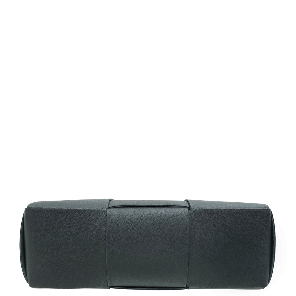 Bottega Veneta Black Maxi Intrecciato Arco Tote Bag