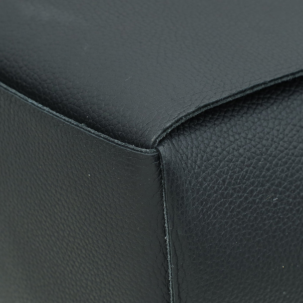 Bottega Veneta Black Maxi Intrecciato Arco Tote Bag