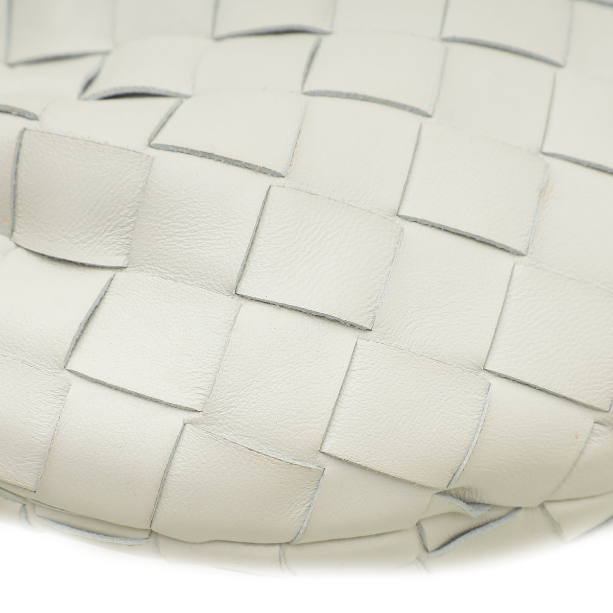 Bottega Veneta Chalk Intrecciato Nappa Mini Jodie Bag