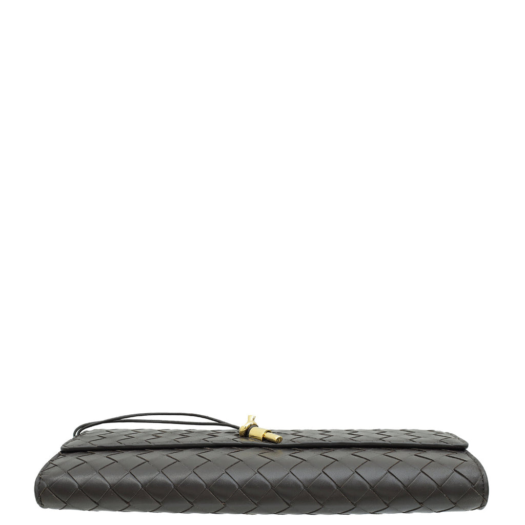 Bottega Veneta Fondant Intrecciato Andiamo Clutch