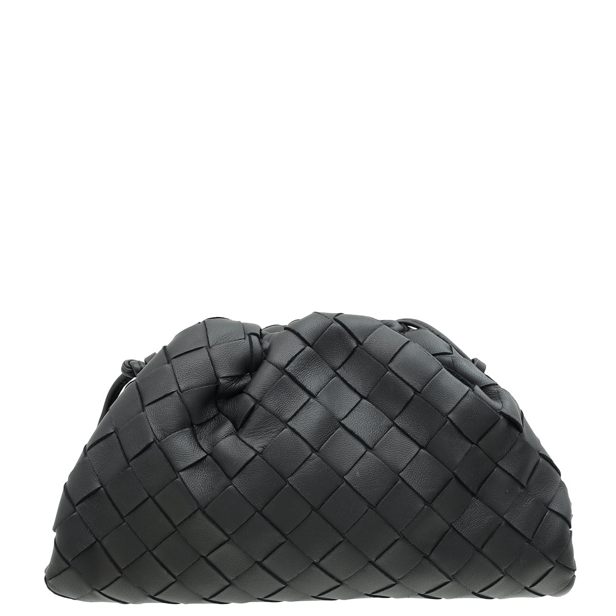 Bottega Veneta Black Intrecciato Mini Pouch